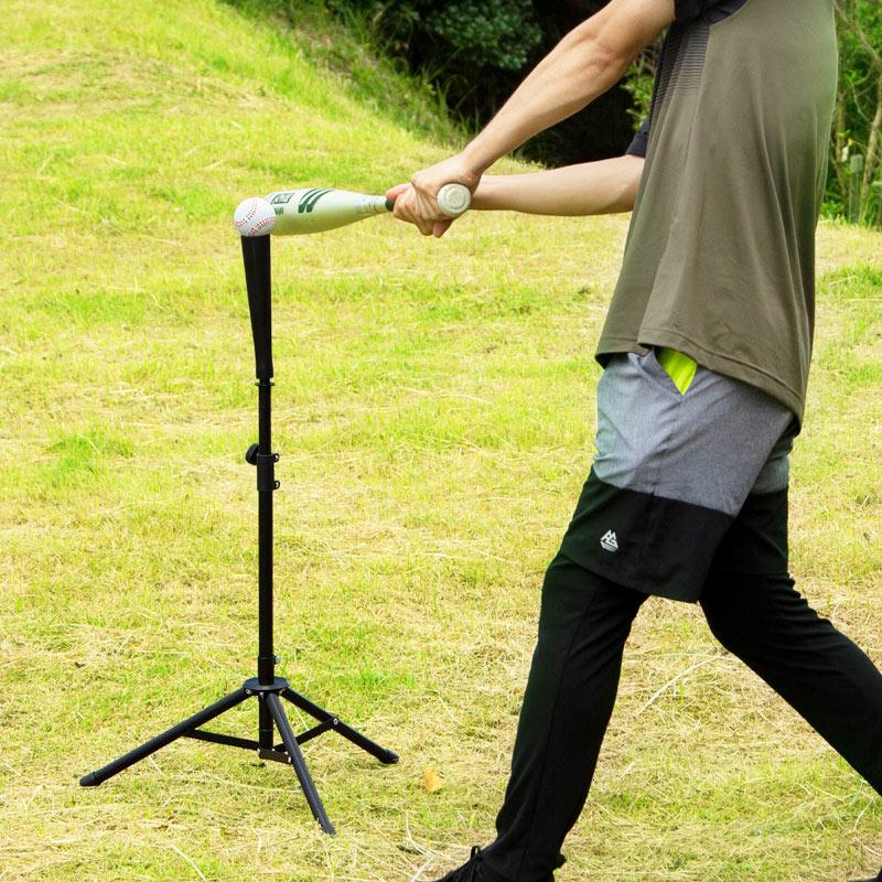 バッティング 練習 器具 ジュニア 大人 70cm〜120cm ティーバッティング スタンド 軟式 硬式 ソフトボール M号 J号対応
