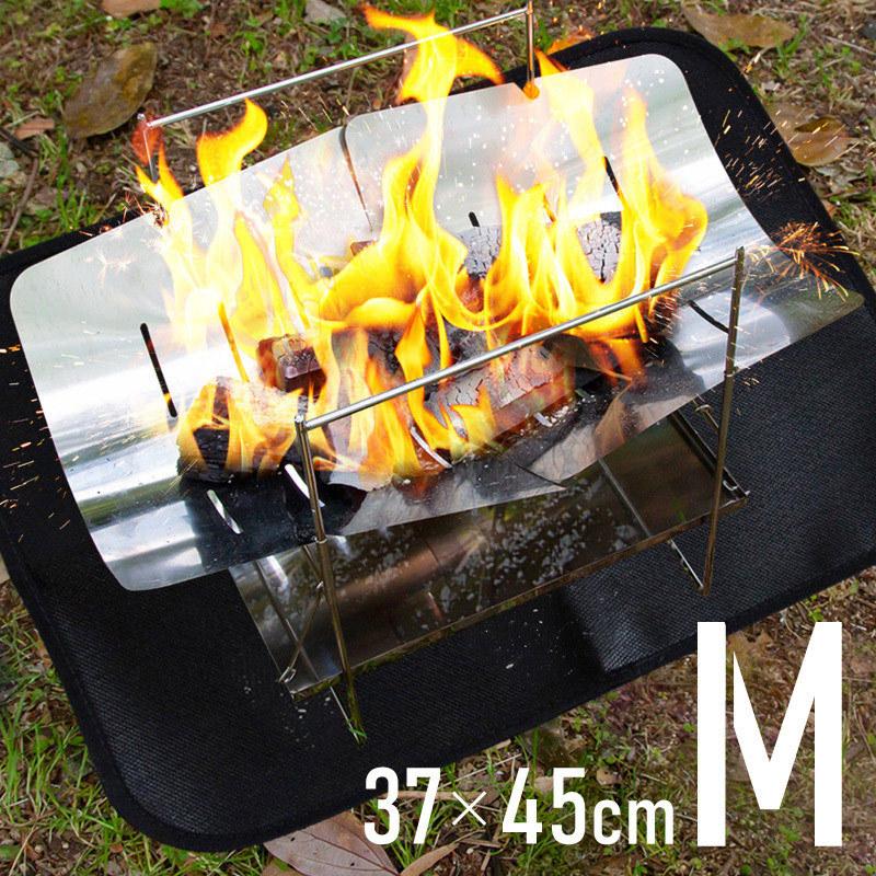スパッタシート 焚き火 焚き火台 黒 チクチクしない 袋付 37cm 45cm 焚き火シート 焚き火台シート 不燃シート アウトドア キャンプ インポート直販ks問屋 通販 Yahoo ショッピング