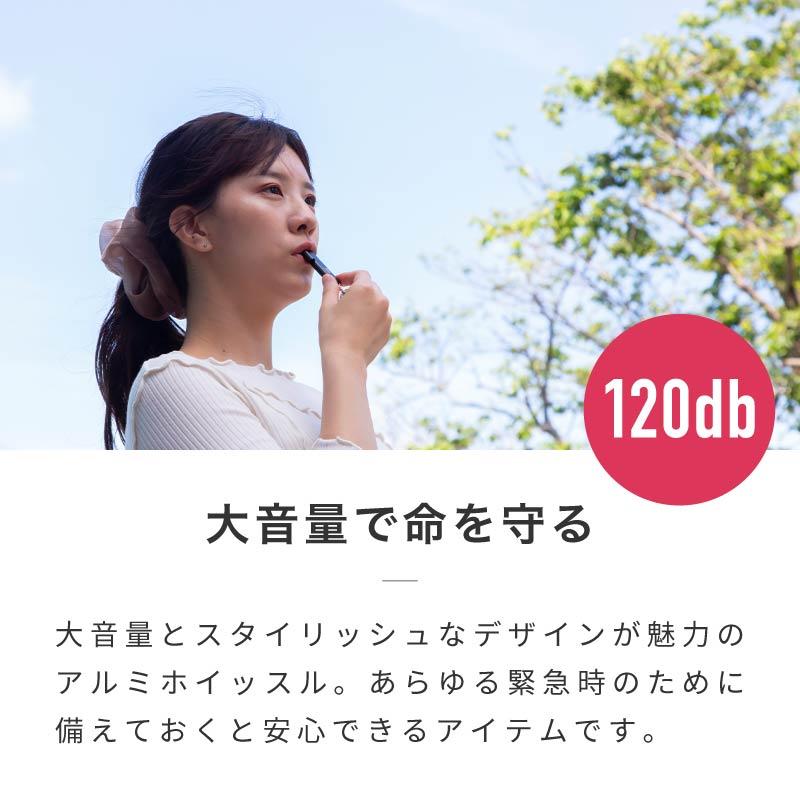 ホイッスル 笛 防災 大音量 キーホルダー アルミ キャンプ アウトドア 登山 熊よけ 災害 防犯 120db 大人 子供 ネコポス便｜ksplanning｜02