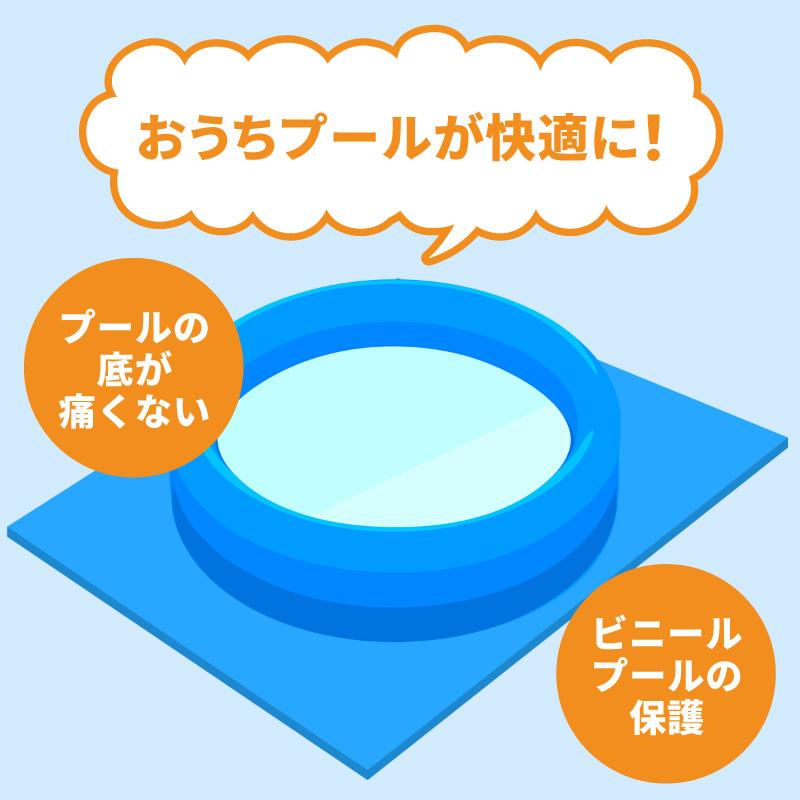 プールマット 厚手 大型 折りたたみ 屋外用 2枚 プール マット クッション 大きい 200cm 150cm 厚さ1cm 爆買の画像