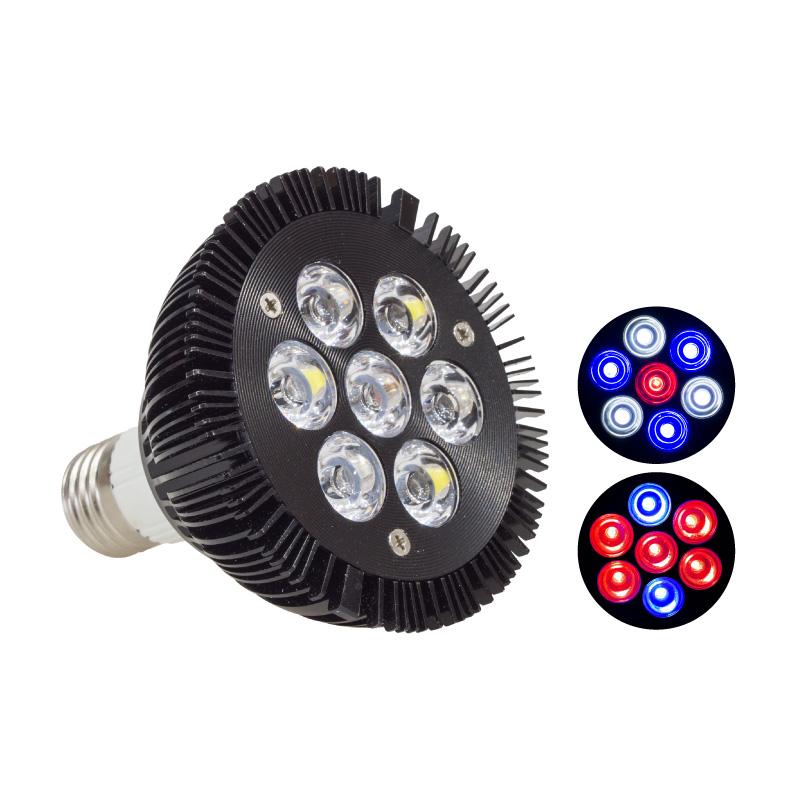 アクアリウム ライト LED 水槽 照明 21W 7LED 電球型 E26 E27 ソケット