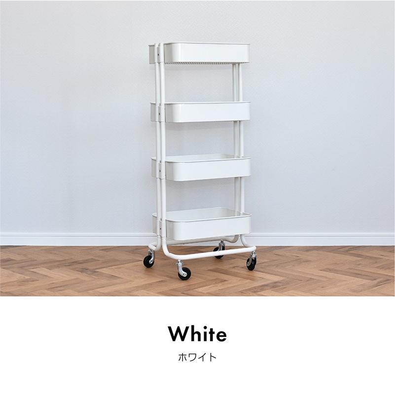 キッチンワゴン キャスター付き 北欧 おしゃれ 4段 組み立て式 説明書