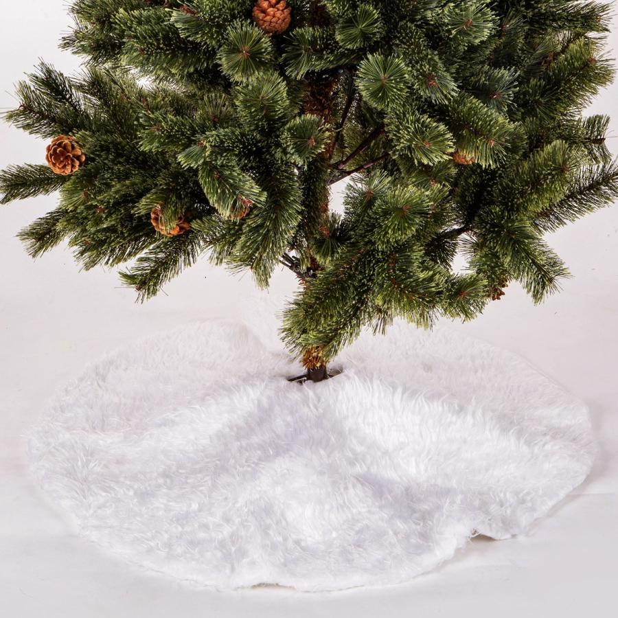 ツリースカート ファー クリスマスツリー 足元スカート 90cm ふわふわ