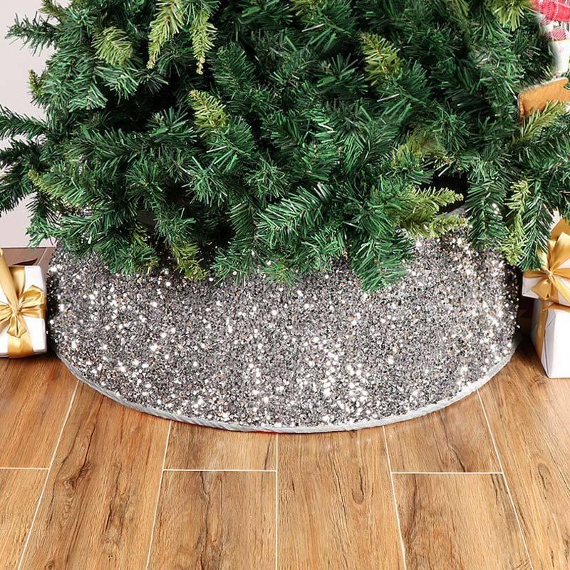 クリスマスツリー 足元 足隠し おしゃれ 北欧 ツリースカート ラメ