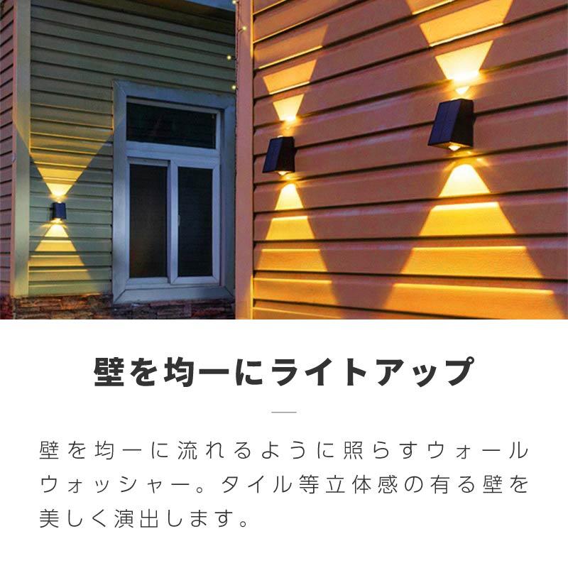 ソーラーライト 屋外 ウォールウォッシャー センサーライト ソーラーライト 屋外 ウォールウォッシャー センサーライト
