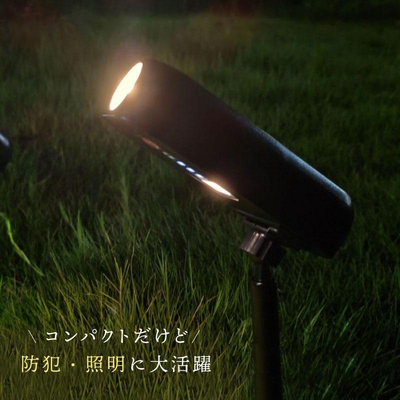 ソーラーライト ガーデンライト 屋外 防水 自動点灯 明るい 暖色 白色