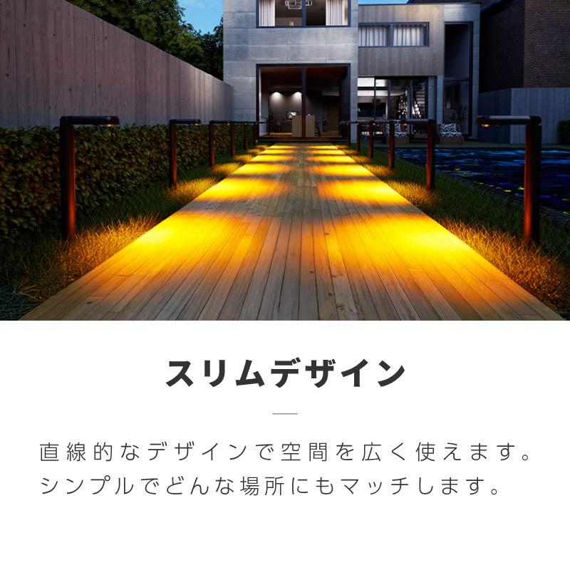 ガーデンライト ソーラーライト ソーラー LED 屋外 防水 センサー 自動