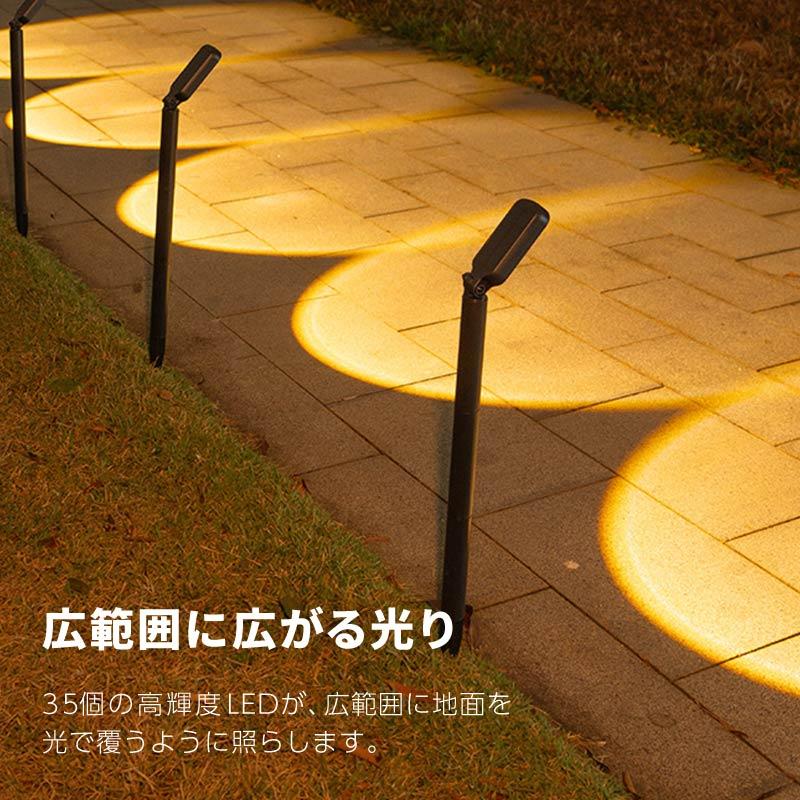 ガーデンライト ソーラーライト ソーラー LED 屋外 防水 センサー 自動