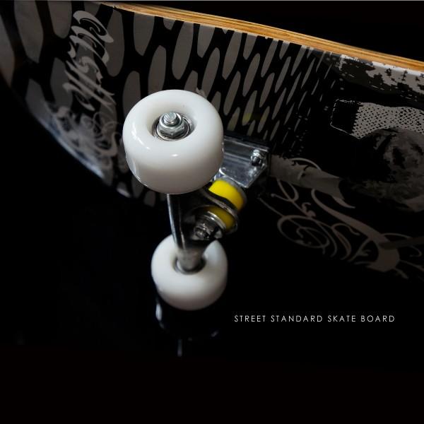スケートボード コンプリート スケボー ストリート 表 無地 6タイプ