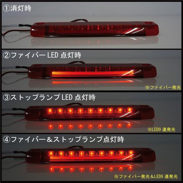 プリウス 30 前期 後期 LED ハイマウントストップランプ 防水 4カラー