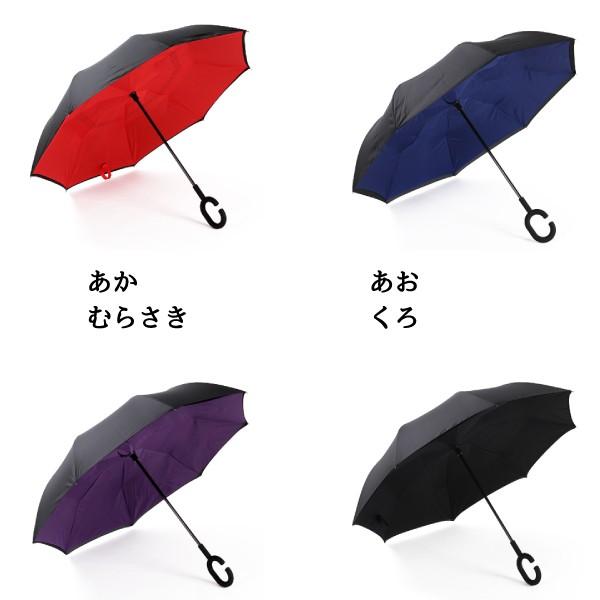 むらかみさん(さま) 向け 傘 逆さ傘 晴雨兼用 UVカット 遮光 自立 おしゃれ かわいい 8