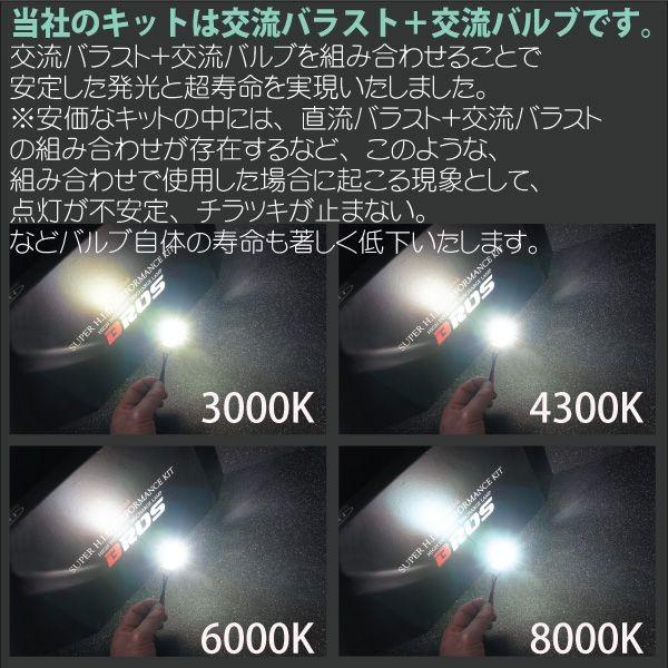HIDキット 35W H3C ショート 27mm バルブ BROS製 1年保証付き 3000K