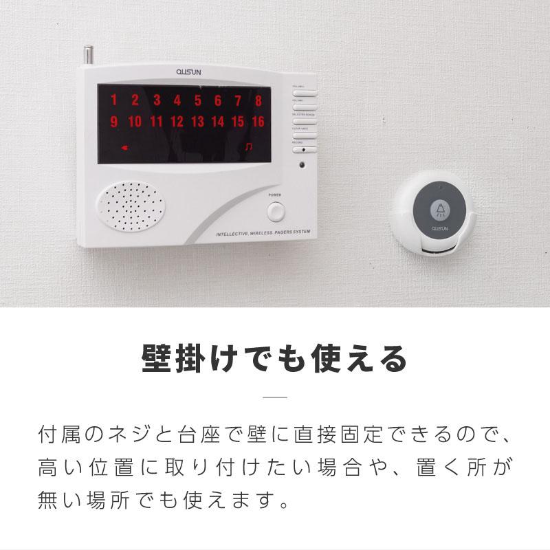 ワイヤレスチャイム コードレスチャイム 飲食店 介護 工事不要 業務用