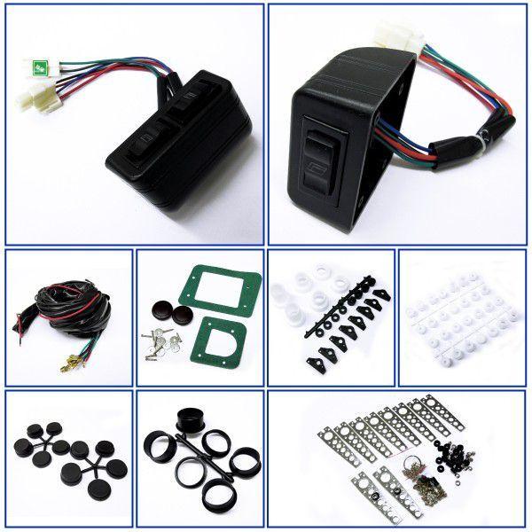 パワーウィンドウダブルキット Amazon.co.jp: [Avan Knight] 12V 2ドア ワイヤー 後付 パワー