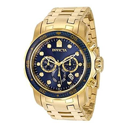 定番のお歳暮 Chronograph Diver Pro Invicta Quartz 35397US直輸入 Watch Men's Dial Blue 腕時計