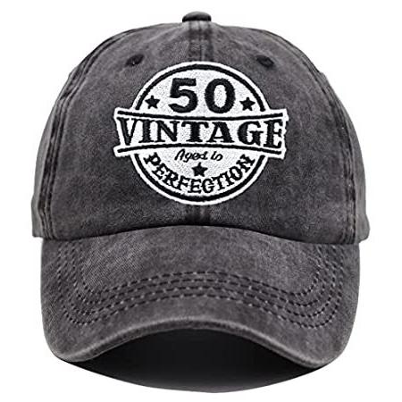 人気特価 to Aged 1972 Vintage Men, Women for Gifts Birthday 50th Perfection US直輸入 50 Hat, キャップ