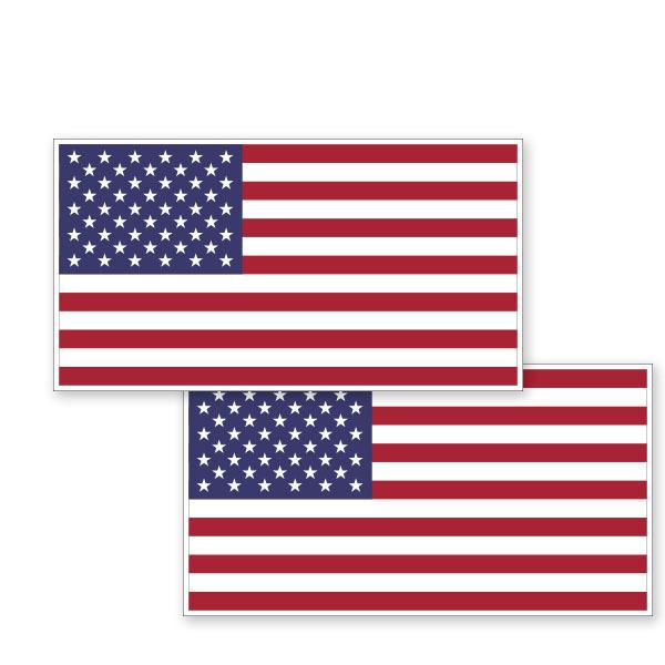 アメリカ 国旗 ステッカー　大 2枚セット｜kssoft-store｜03
