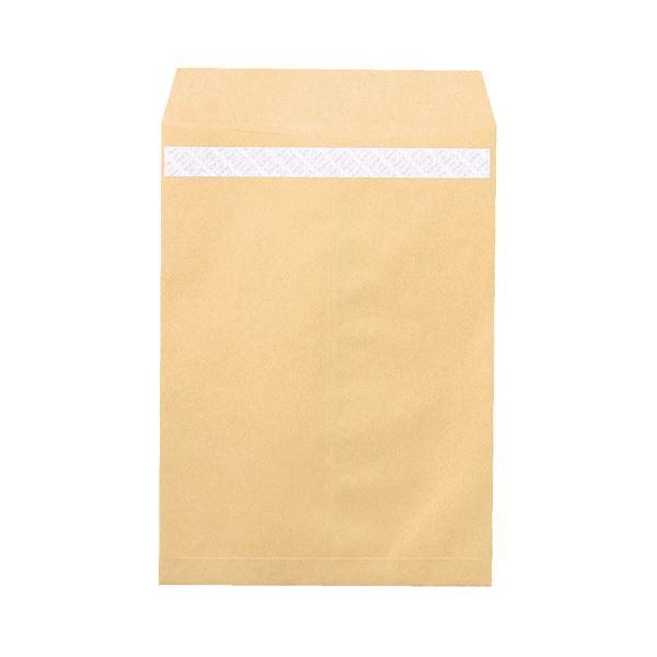 （まとめ） ピース R40再生紙クラフト封筒 テープのり付 角2 85g／m2 845 1パック（100枚） 〔×4セット〕の画像
