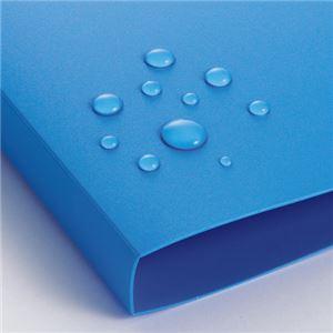 （まとめ） TANOSEE レターファイル（PP） A4タテ 120枚収容 背幅18mm ブルー 1冊 〔×30セット〕の画像