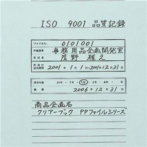 (まとめ) ライオン事務器 保存ファイル(ひろがーるファイルタイプ) A4タテ 1000枚収容 背幅18〜108mm 水 SF-53 1パック(3冊) 〔×5セット〕の画像