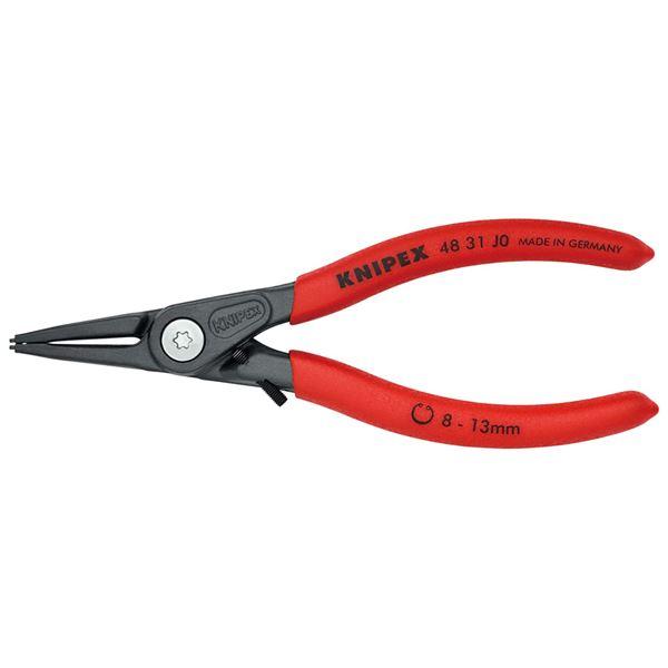 KNIPEX クニペックス 4831-J0 穴用 精密 スナップリングプライヤー 直 ストッパ 工具 ツール DIY 作業工具 道具 プライヤー