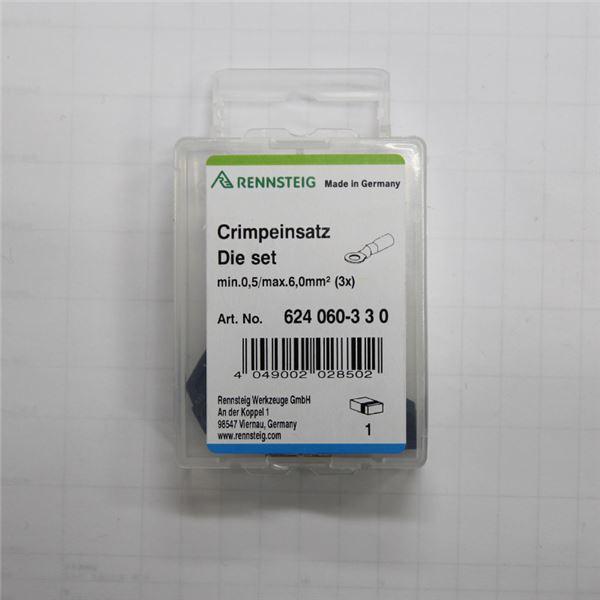 RENNSTEIG レンシュタイグ 624 060-3 3 0 クリンピングダイス 624 060 3 絶縁端 工具 ツール DIY 作業工具 道具_2