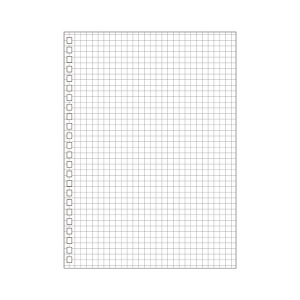 （まとめ） リヒトラブツイストノート［専用リーフ］ A5 方眼罫 N-1650S 1冊（30枚） 〔×30セット〕の画像