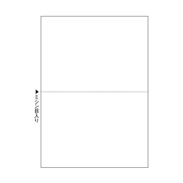 （まとめ）TANOSEEマルチプリンタ帳票(FSC森林認証紙) A4白紙 2面 1箱(500枚) 〔×2セット〕の画像