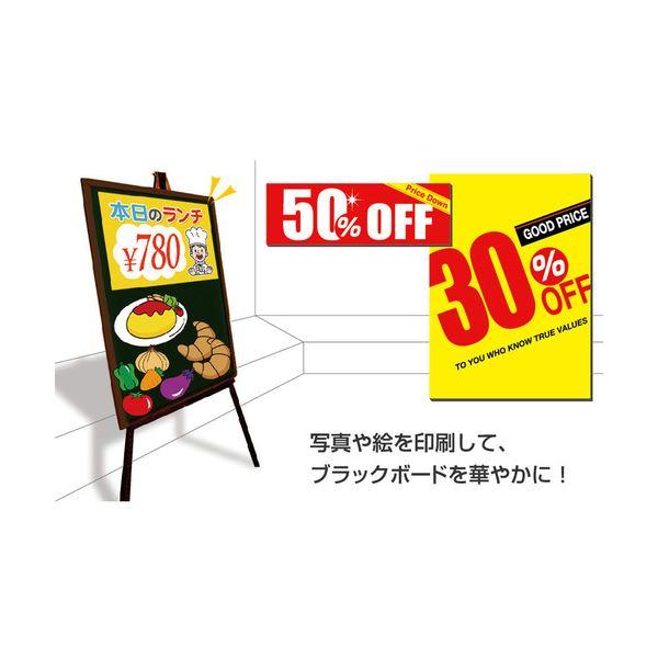 (まとめ）マグエックス ぴたえもんインクジェットプリンタ専用マグネットシート A4 MSP-02-A4-1 1セット（50枚：5枚×10パック）〔×3セット〕_3
