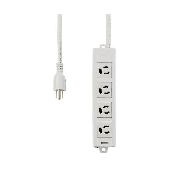 (まとめ) エレコム EU RoHS指令準拠マグネット付抜け止めタップ 3P・4個口 3.0m T-ECOH3430NM 1個 〔×10セット〕の画像