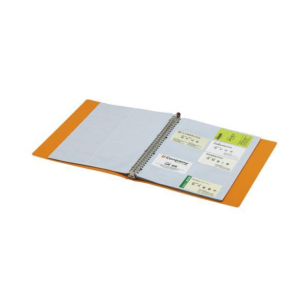 (まとめ) コクヨ 名刺ホルダー(POSITY) 替紙式 A4タテ 30穴 300名用 ヨコ入れ ダークグレー P3メイ-335NDM 1冊 〔×10セット〕の画像