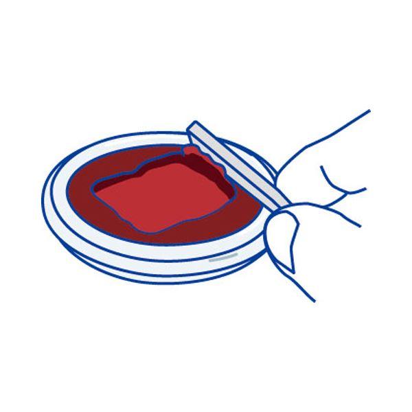 (まとめ) シヤチハタ 鯱旗印肉 書画落款用 MNS-50 1個 〔×10セット〕_4