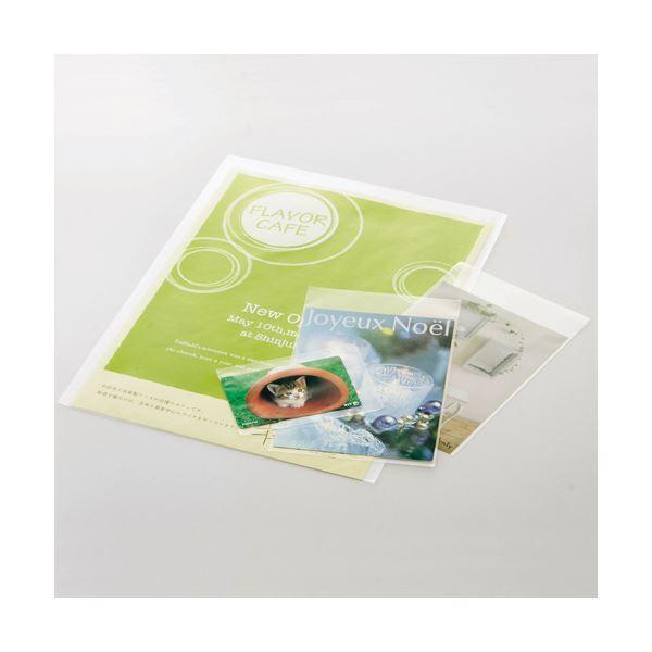 (まとめ) TANOSEE OPP袋 フラット 小物用（小） 40×80mm 1セット（500枚：100枚×5パック） 〔×10セット〕