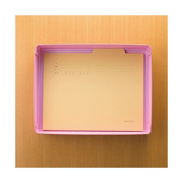 (まとめ) TANOSEE デスクトレー A4ワイド グレー 1個 〔×30セット〕の画像