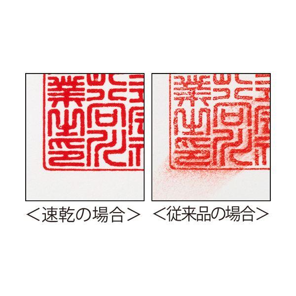 (まとめ) TANOSEE 速乾朱肉 40号直径44mm 1個 〔×30セット〕の画像