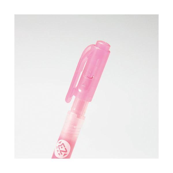(まとめ) TANOSEEキャップが外しやすい蛍光ペン ツイン オレンジ 1本 〔×100セット〕