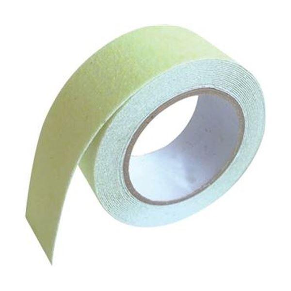 （まとめ）カーボーイ すべり止めテープ ザラザラ幅50mm×5m 蓄光 ST-15 1巻〔×10セット〕_1