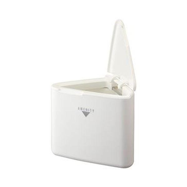 （まとめ）山崎産業 L・トイレコーナー AL三角型ホワイト TE-12Z-PC 1個〔×10セット〕_1