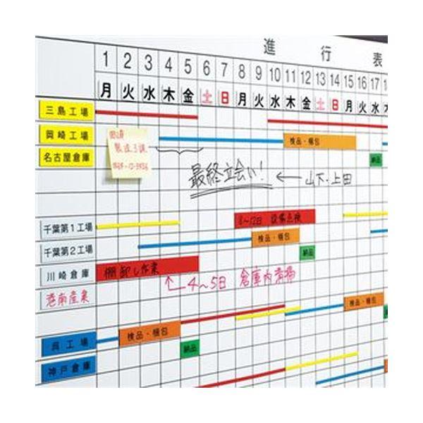 （まとめ）コクヨ マグネットシート（スリムカラー）25×1000mm 黄 マク-307NY 1セット（10本）〔×3セット〕の画像