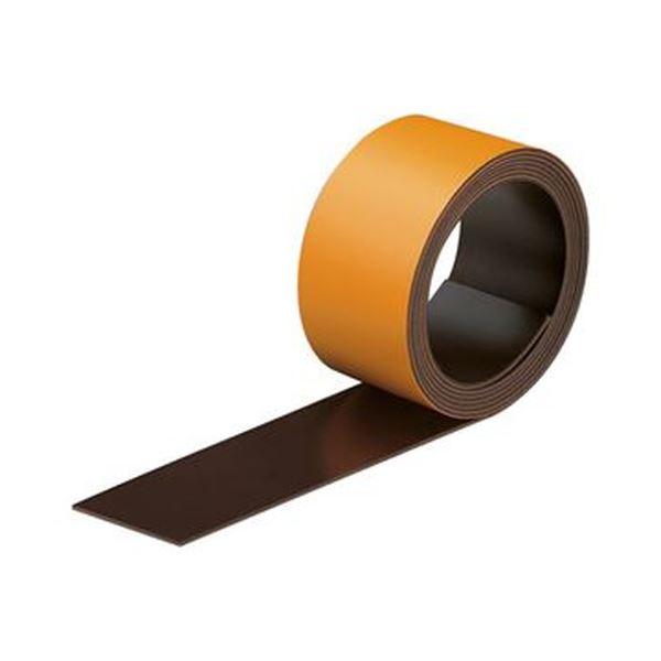（まとめ）コクヨ マグネットシート（スリムカラー）25×1000mm オレンジ マク-307NYR 1セット（10本）〔×3セット〕の画像