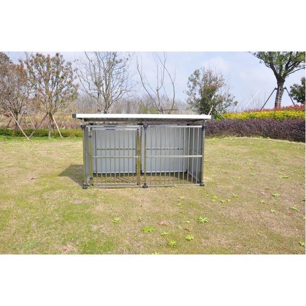 ドッグハウス　DFS-M1（0.5坪屋外用ステンレス製犬小屋）中型犬・大型犬 ドッグハウス DFS-M1 〔 0.5坪タイプ 屋外用 犬小屋 〕 中型犬 大型犬