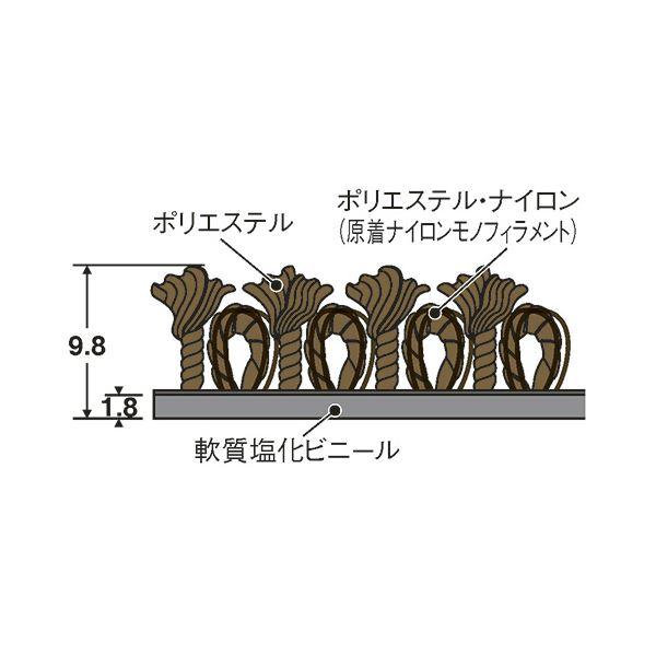 テラモト 雨天用マット ニューテラレイン 600×900mm グリーン MR-025-040-1 1枚_1