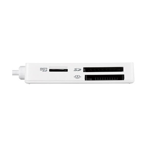 （まとめ）バッファロー USB3.0マルチカードリーダー スタンダード ホワイト BSCR100U3WH 1台 〔×3セット〕_1