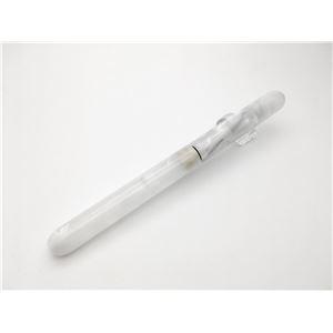 アクリル 筆ペン/文房具 〔ホワイト〕 中太字 日本製 文具 オフィス用品 ステーショナリー_1