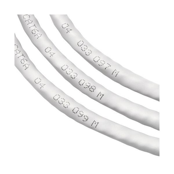 エレコム EU RoHS指令準拠CAT6A対応 長尺LANケーブル ホワイト 100m/簡易パッケージ仕様 LD-GPAL/WH100RS 1箱_3
