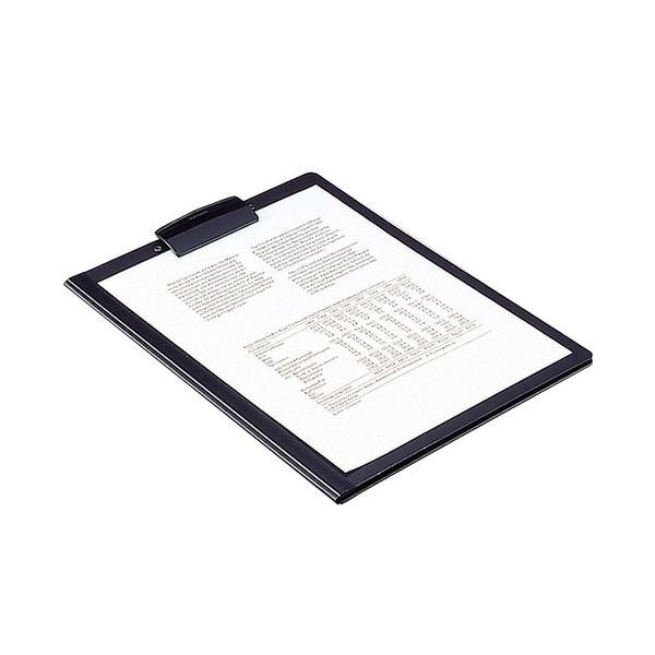 リヒトラブ クリップファイル 片面透明タイプ A4 藍 F-447 1セット(10冊)_1