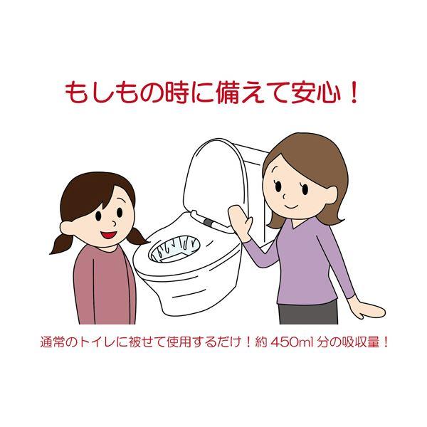 （まとめ）竹虎 ポータブルトイレ処理袋キュッとポン ロールタイプ 1巻(20枚)〔×5セット〕_4