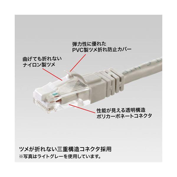 〔5個セット〕 サンワサプライ つめ折れ防止カテゴリ6 LANケーブル 5m ブルー KB-T6TS-05BLNX5_1