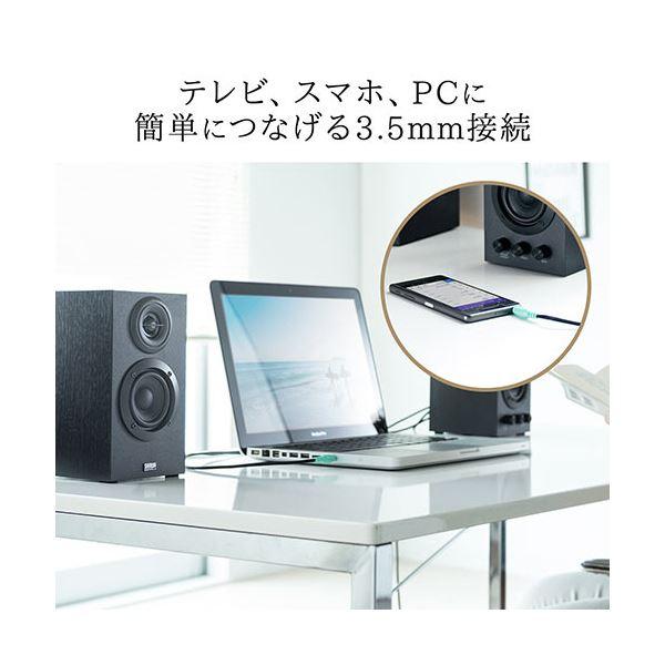 サンワダイレクトブックシェルフスピーカー (低音高音調整可能