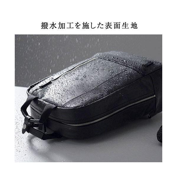 サンワダイレクト ビジネスリュック(メンズ・デニム生地・日本製・リュックサック・自立可能・ネイビー) 200-BAG165NV 1個_4